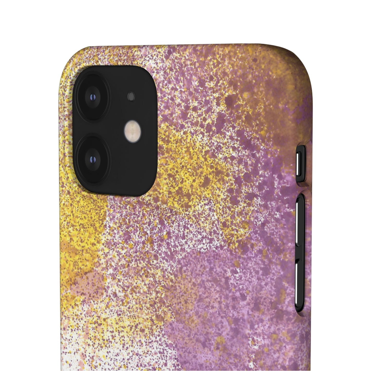 iPhone Samsung Galaxy Pixel5G Snap Case Phone Case Purple Blocks