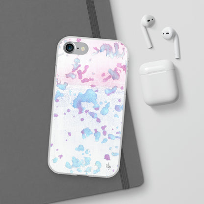 iPhone and Samsung Galaxy Flexi Phone Case Mineral Splashes - Alja Design
