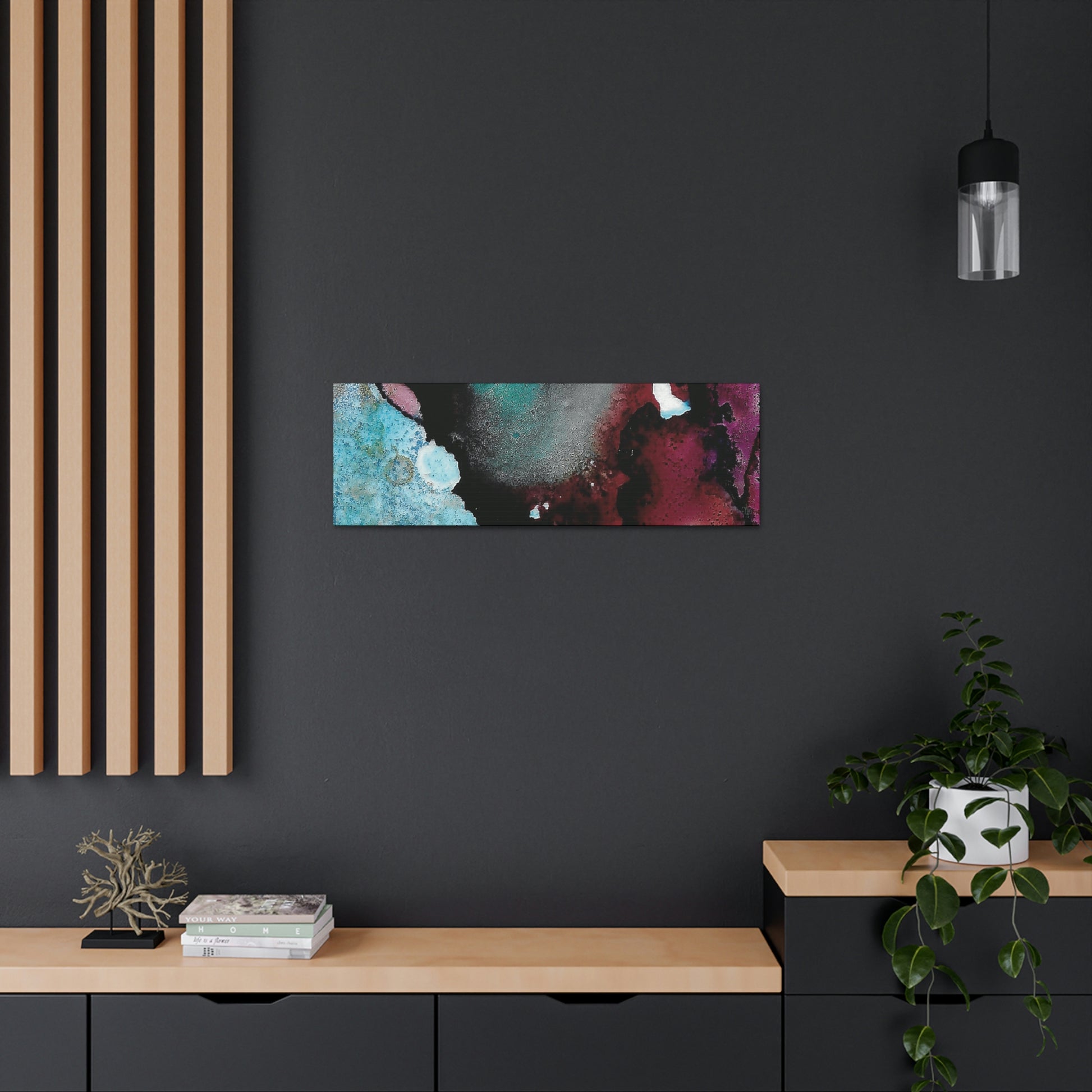 Inner Space 6 Canvas Print - Alja Design