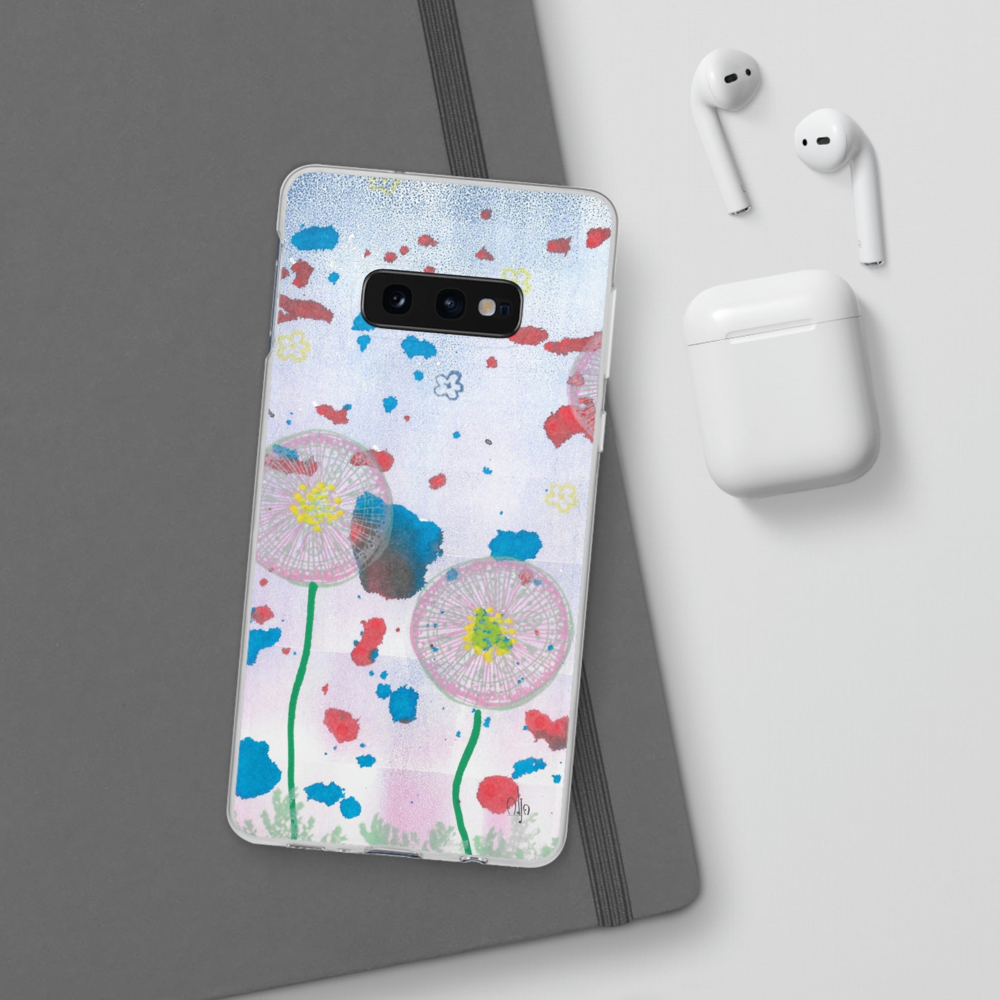 iPhone and Samsung Galaxy Flexi Phone Case Dandelion Party - Alja Design