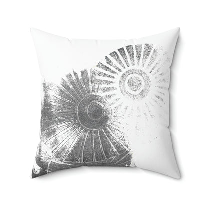 Light Carousel Square Pillow - Alja Design