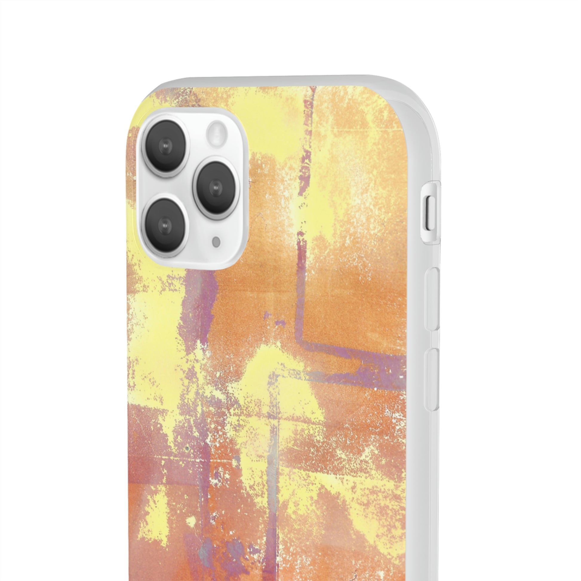 iPhone and Samsung Galaxy Flexi Phone Case Passionate Orange - Alja Design