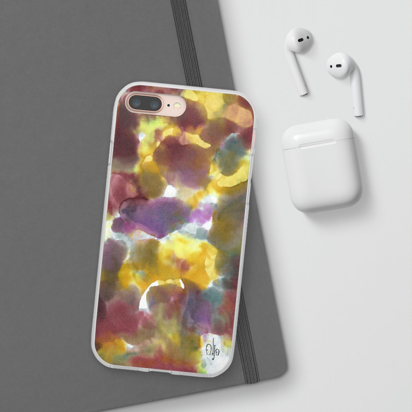 iPhone and Samsung Galaxy Flexi Phone Case Summer Clouds - Alja Design