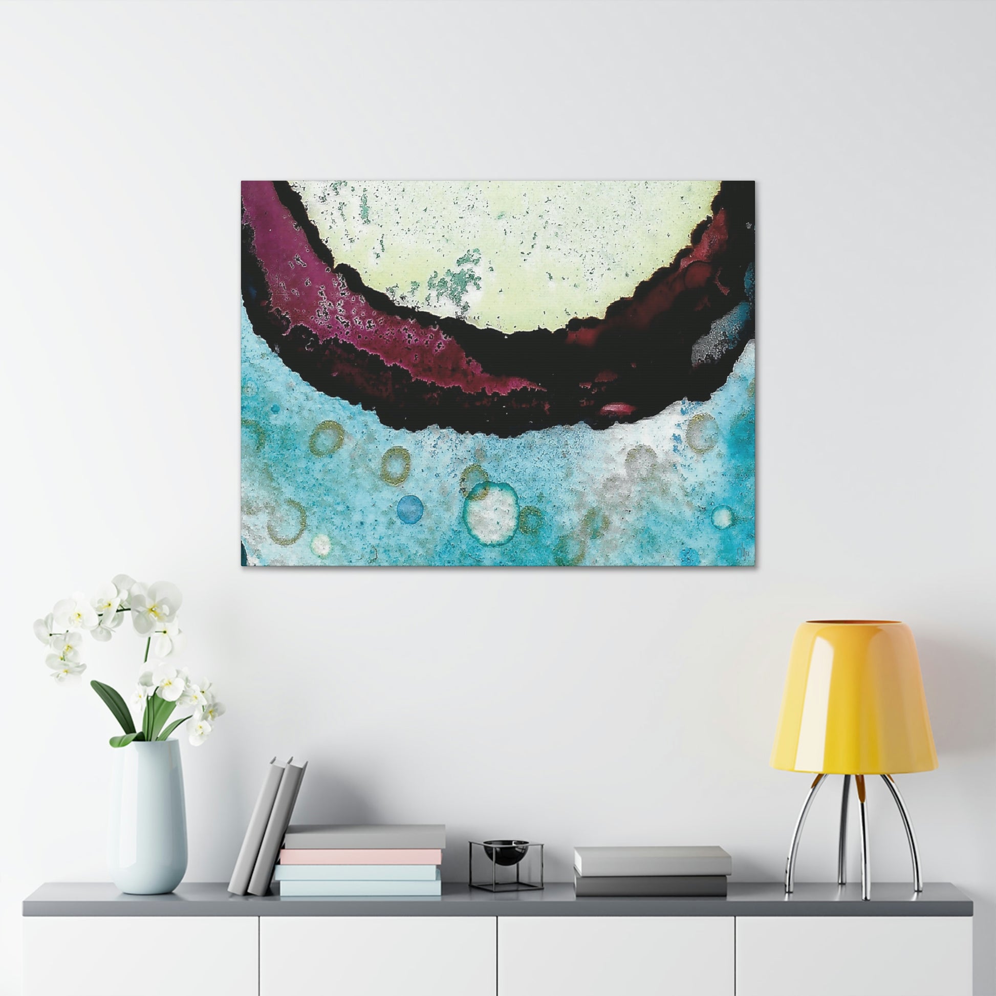 Inner Space 7 Canvas Print - Alja Design