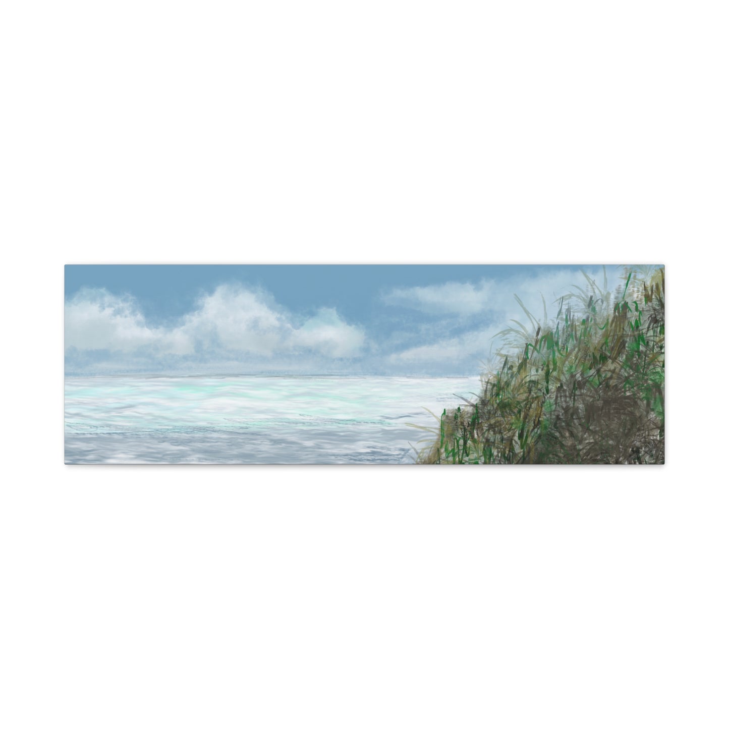 West Cliff Canvas Print - Alja Design