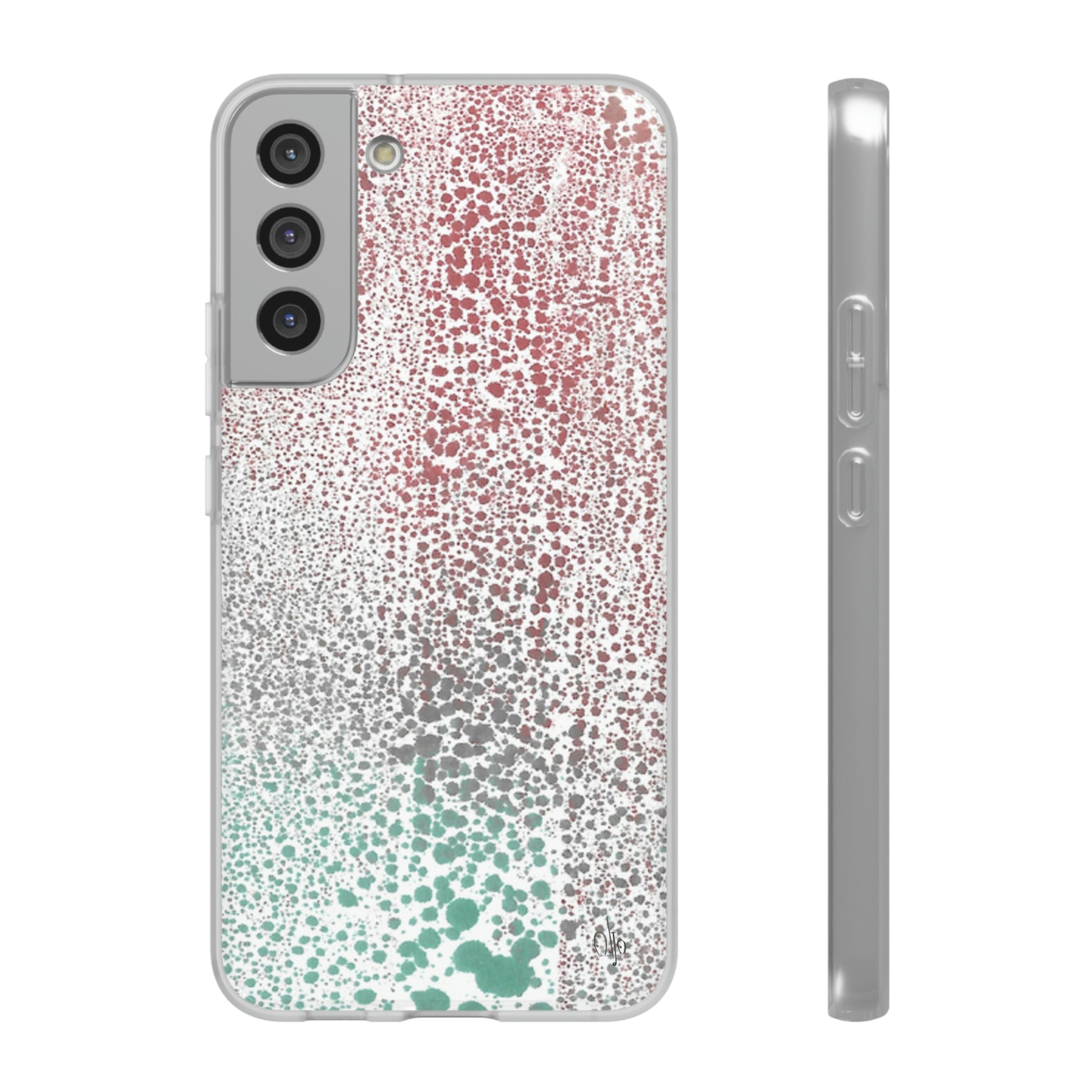 iPhone and Samsung Galaxy Flexi Phone Case Gradient Drip - Alja Design