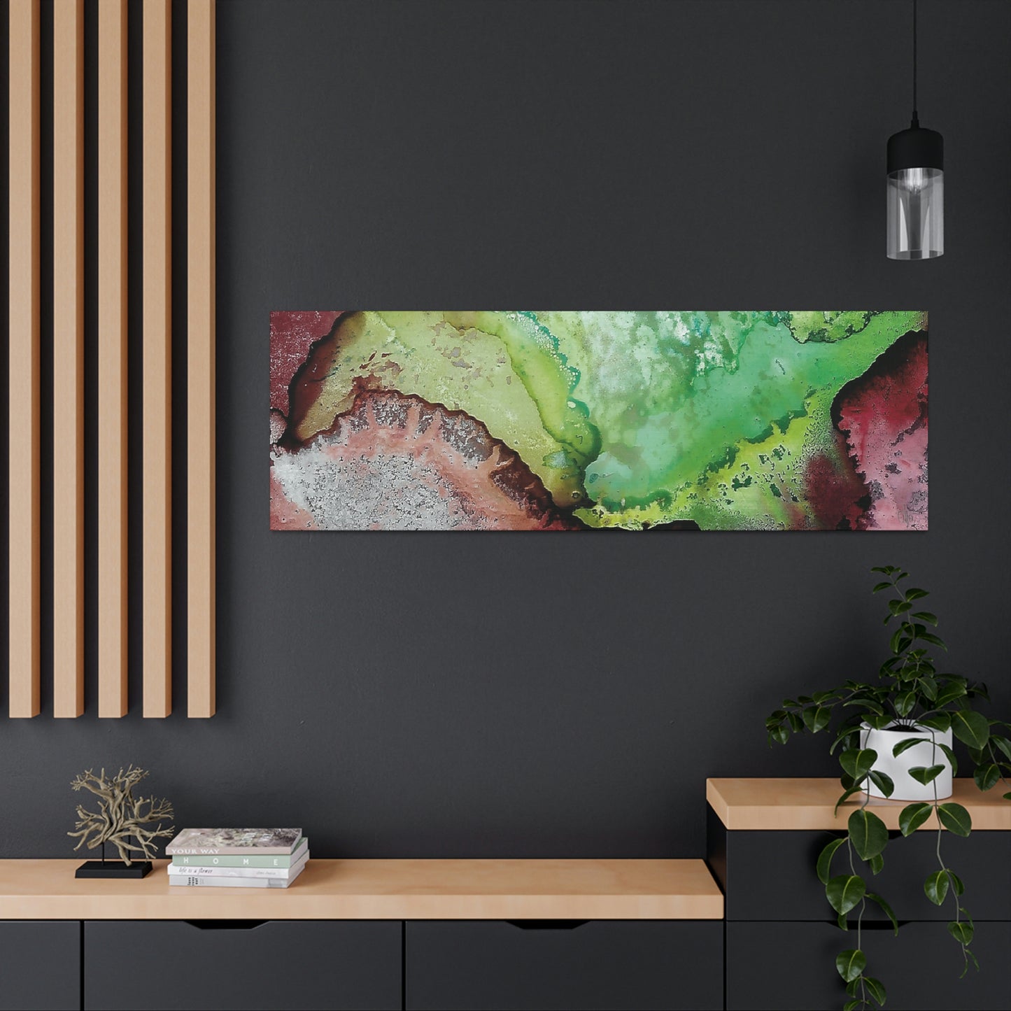 Inner Space 16 Canvas Print - Alja Design