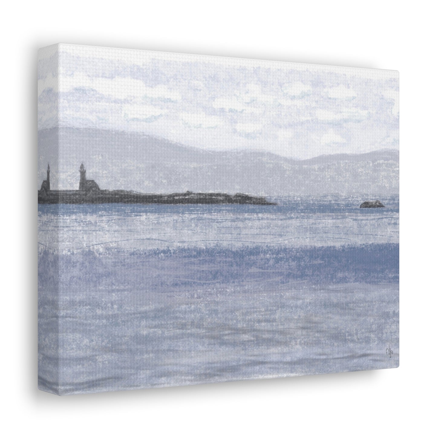 Lighthouse Point Canvas Print - Alja Design