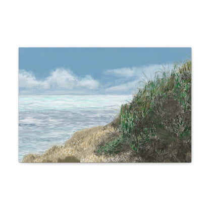 West Cliff Canvas Print - Alja Design