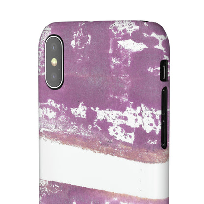 iPhone Samsung Galaxy Pixel5G Snap Case Phone Case Purple Horizon