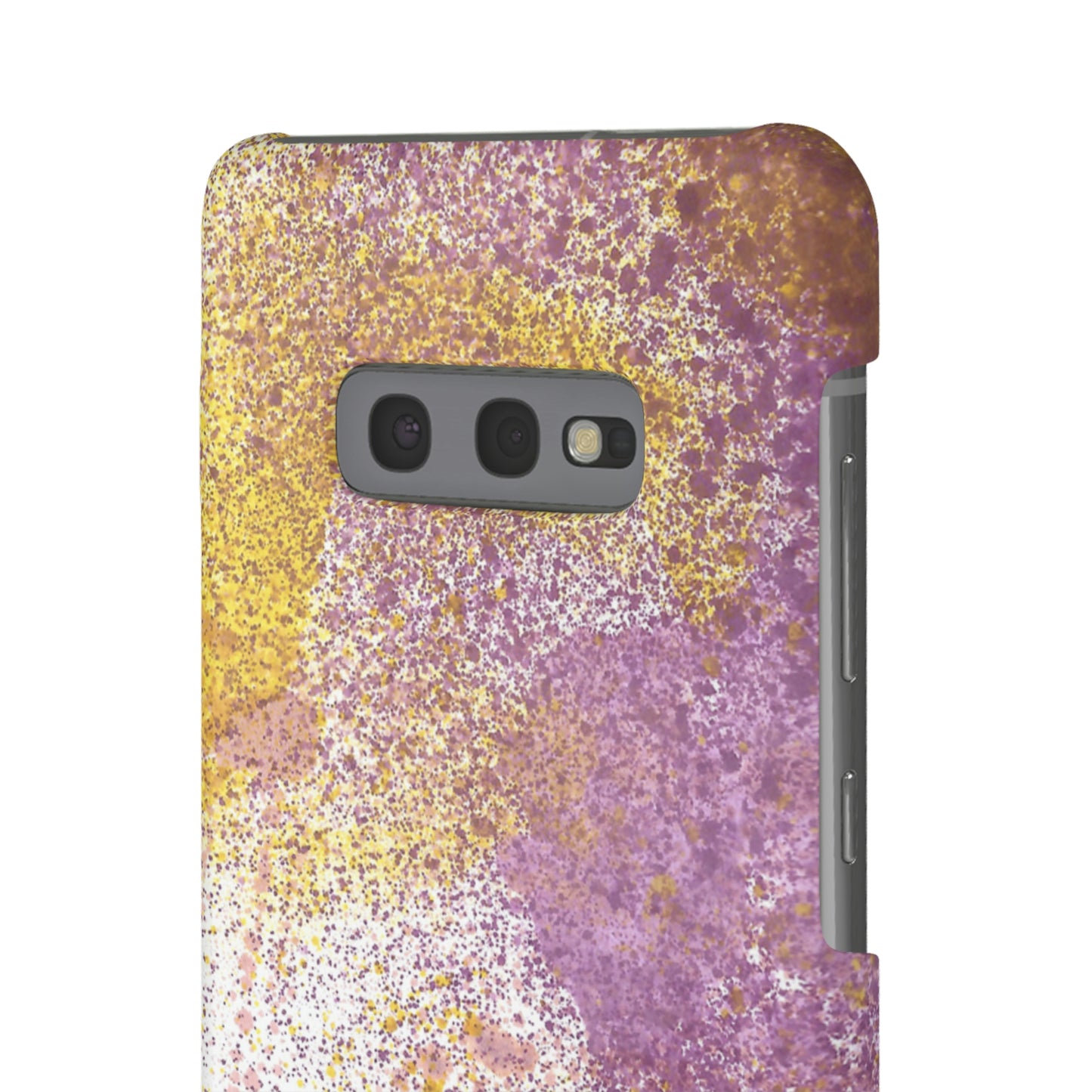 iPhone Samsung Galaxy Pixel5G Snap Case Phone Case Purple Blocks