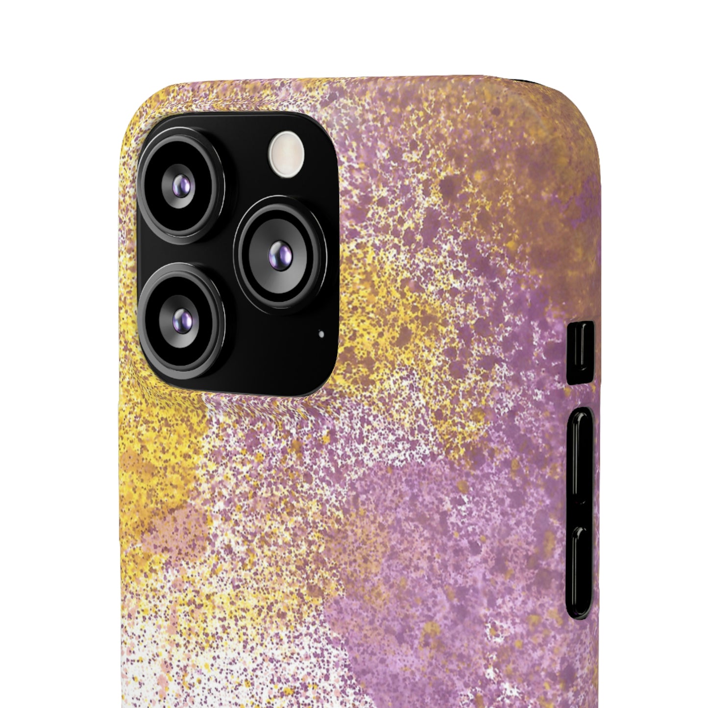 iPhone Samsung Galaxy Pixel5G Snap Case Phone Case Purple Blocks