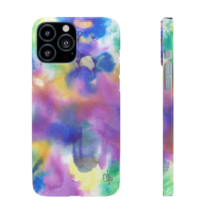 iPhone Samsung Galaxy Pixel5G Snap Case Phone Case Euphoric Colors