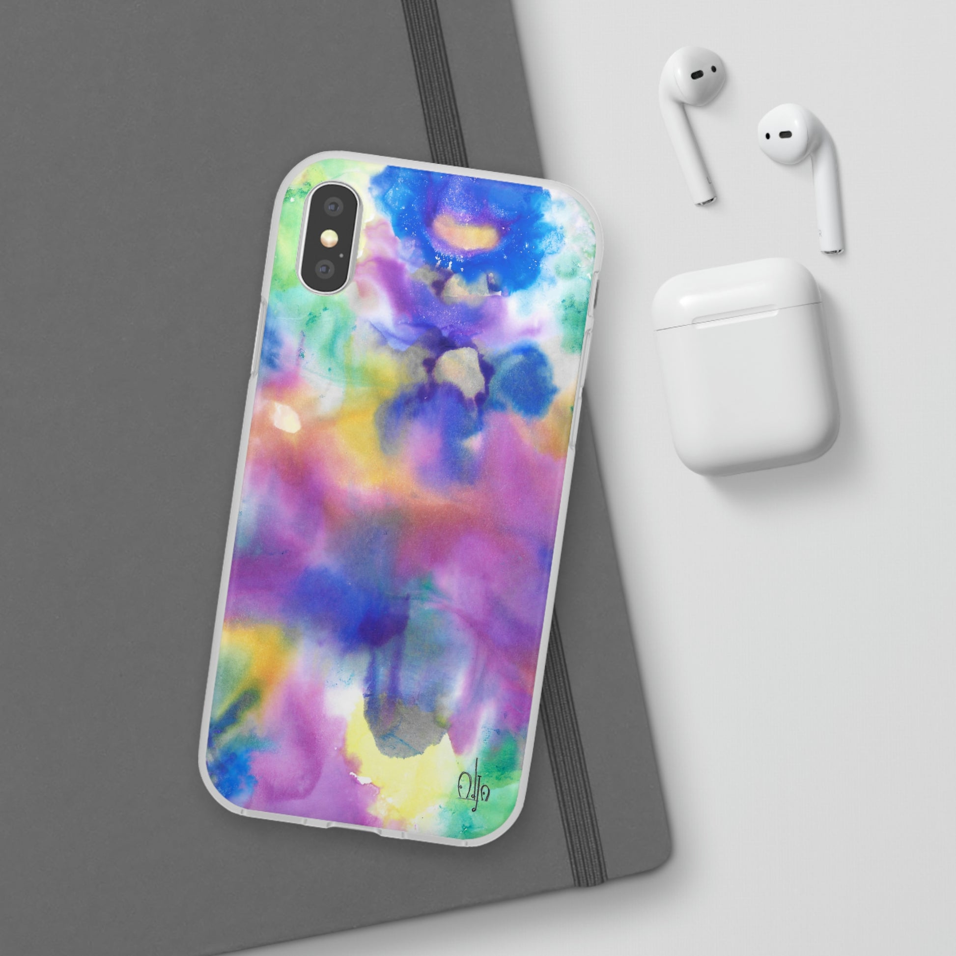 iPhone and Samsung Galaxy Flexi Phone Case Euphoric Colors - Alja Design