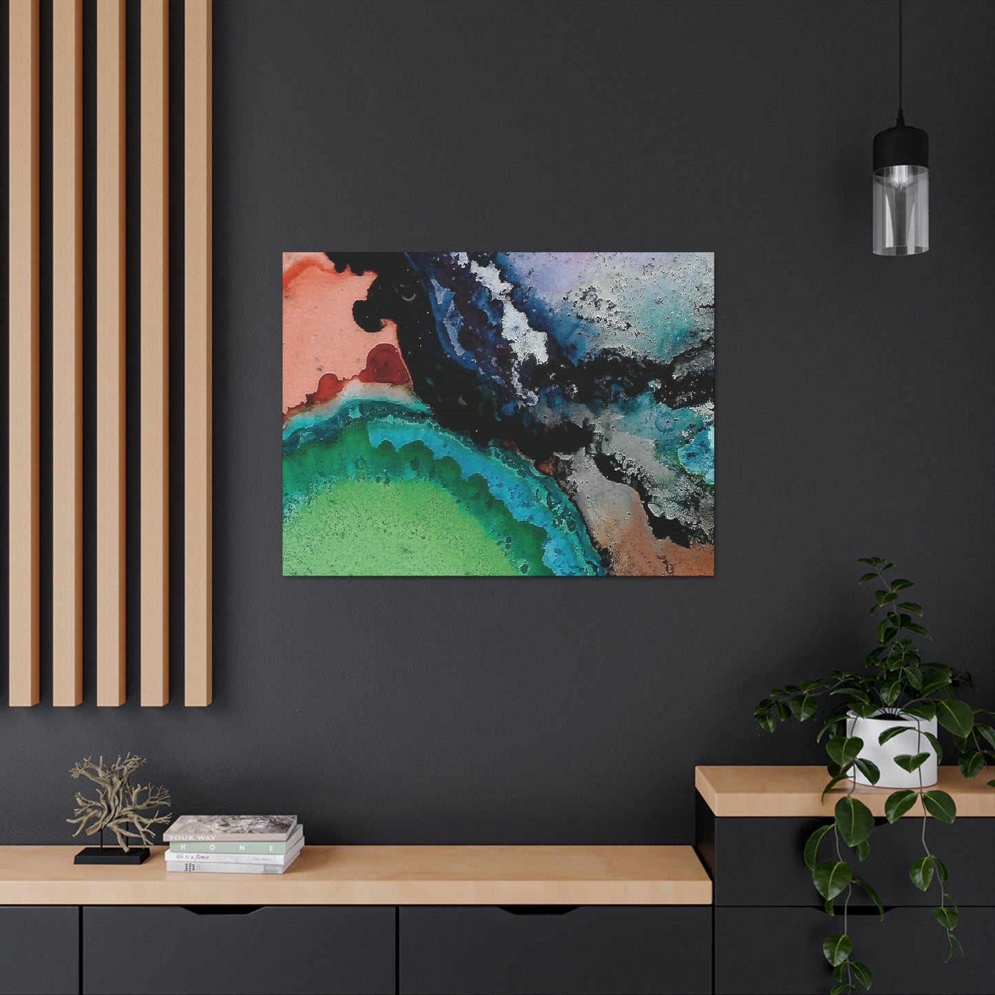 Inner Space 13 Canvas Print - Alja Design