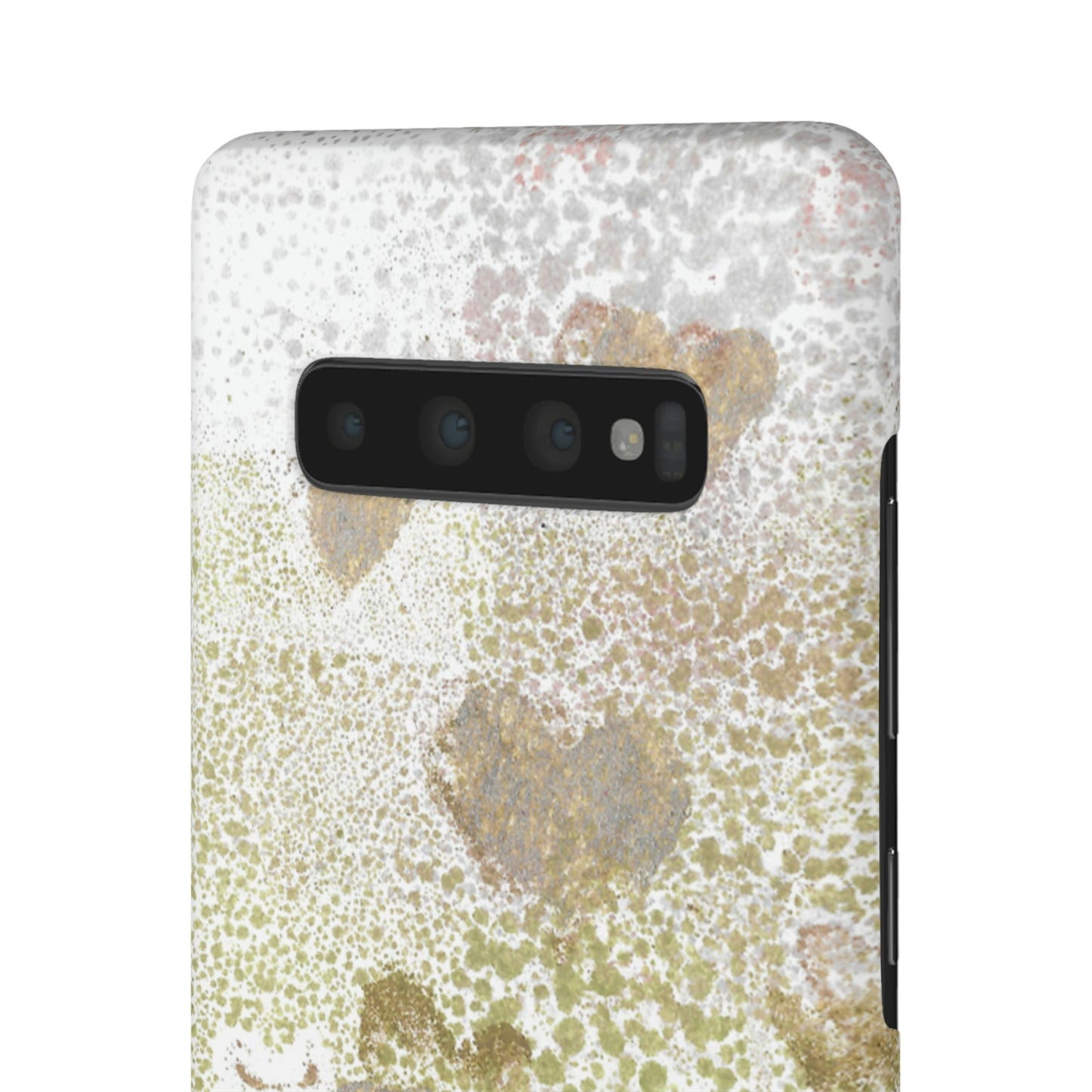 iPhone Samsung Galaxy Pixel5G Snap Case Phone Case Green Hearts