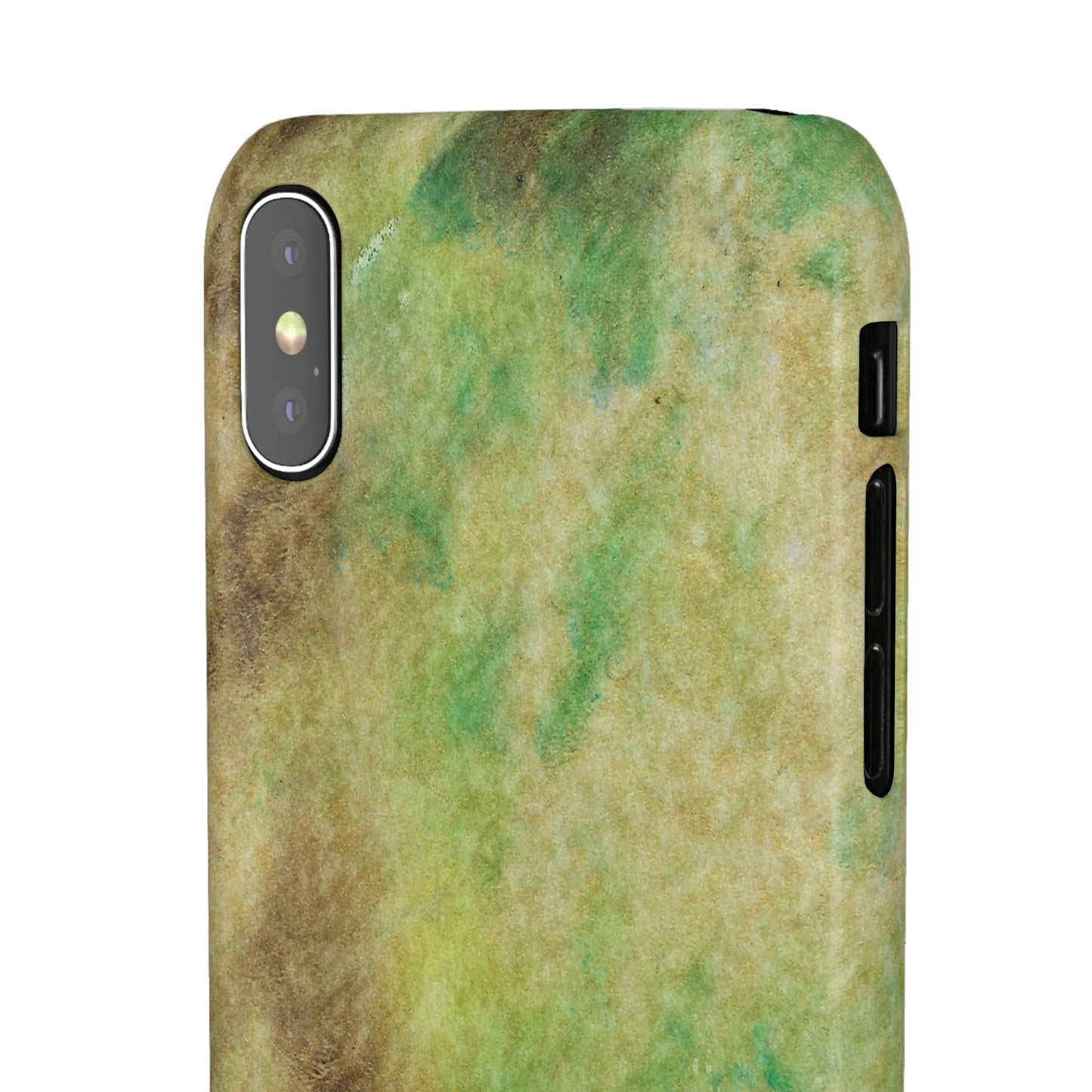 iPhone Samsung Galaxy Pixel5G Snap Case Phone Case Green Marble