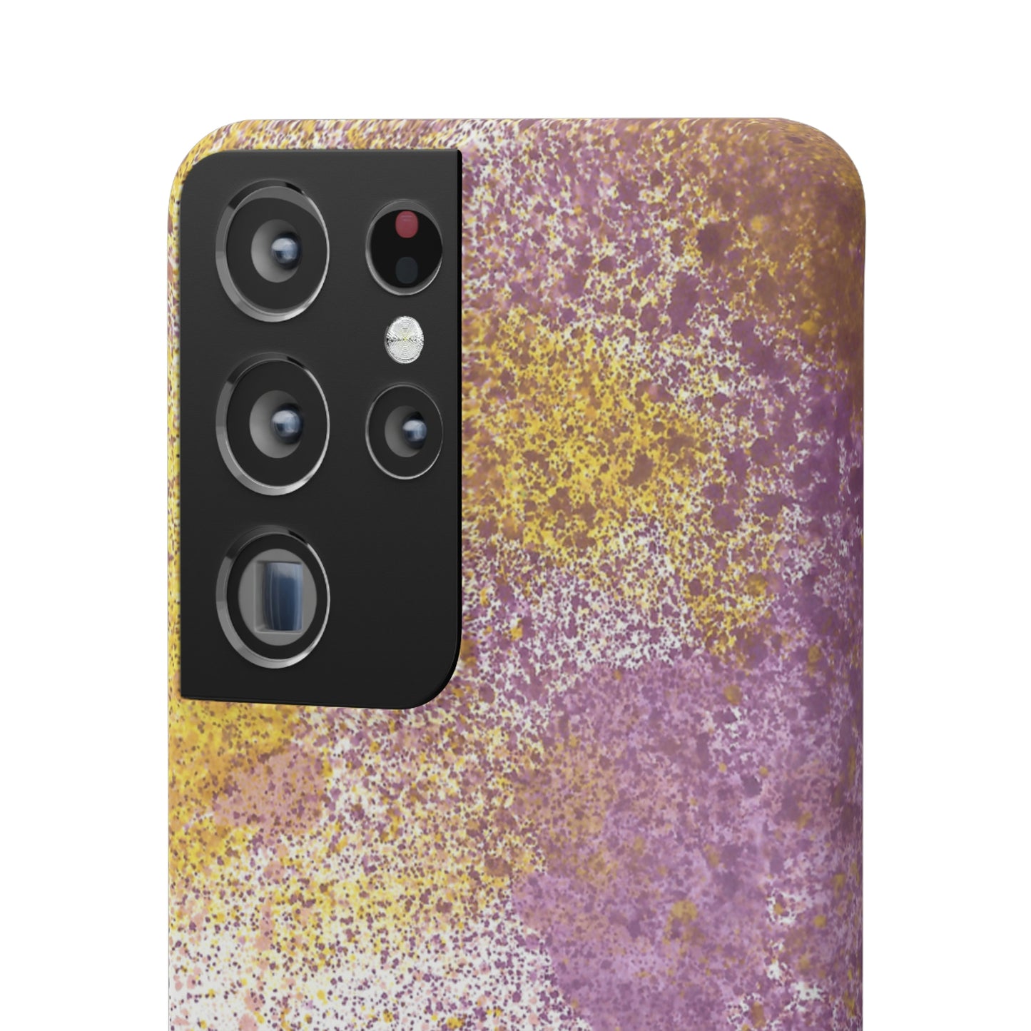 iPhone Samsung Galaxy Pixel5G Snap Case Phone Case Purple Blocks