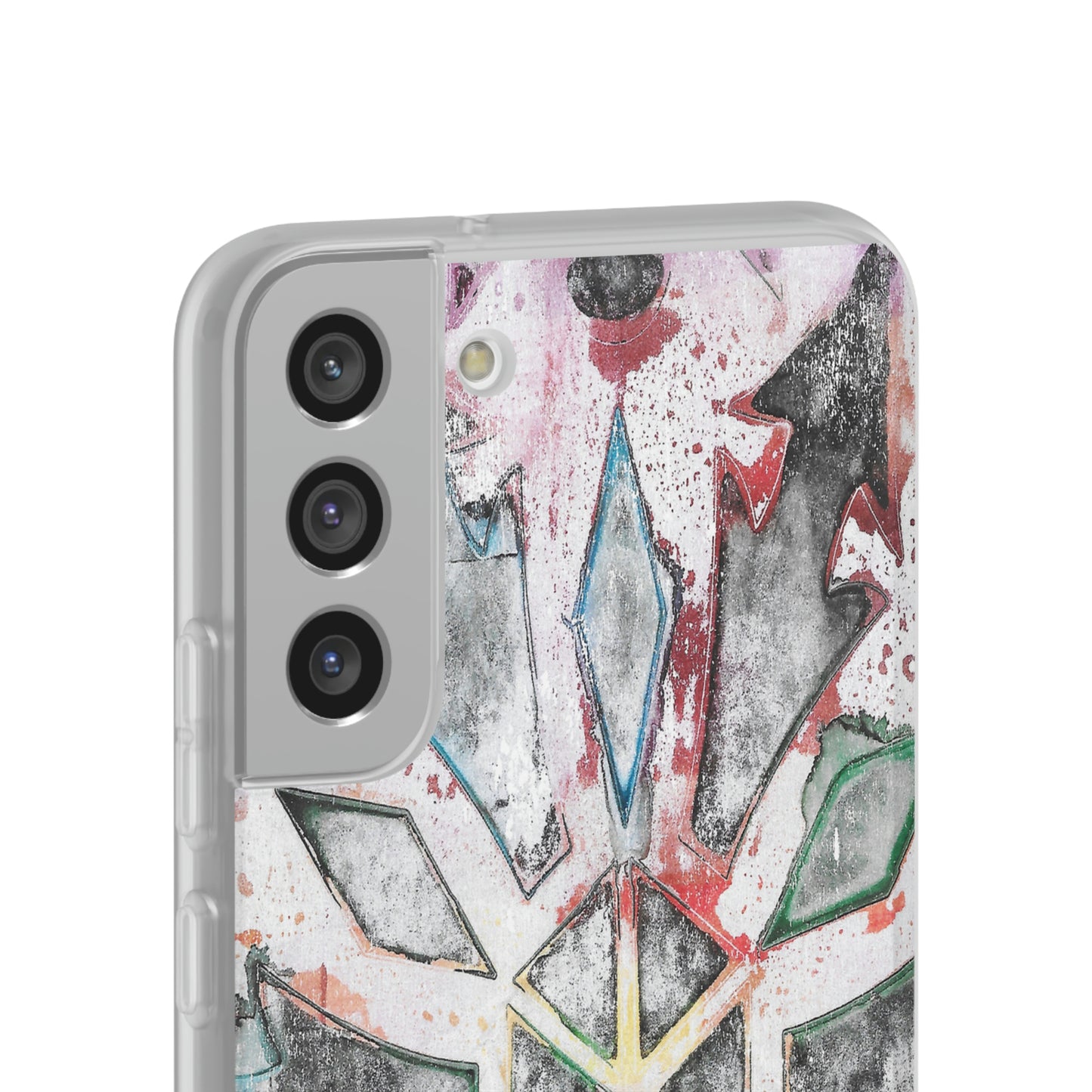 iPhone and Samsung Galaxy Flexi Phone Case Green Ice - Alja Design