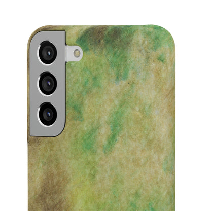 iPhone Samsung Galaxy Pixel5G Snap Case Phone Case Green Marble