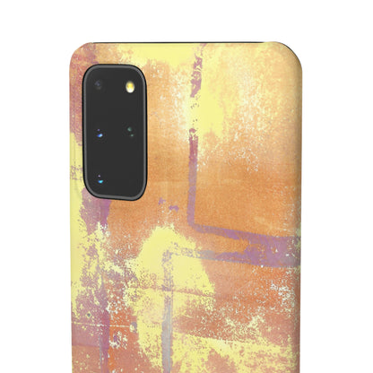 iPhone Samsung Galaxy Pixel5G Snap Case Phone Case Passionate Orange