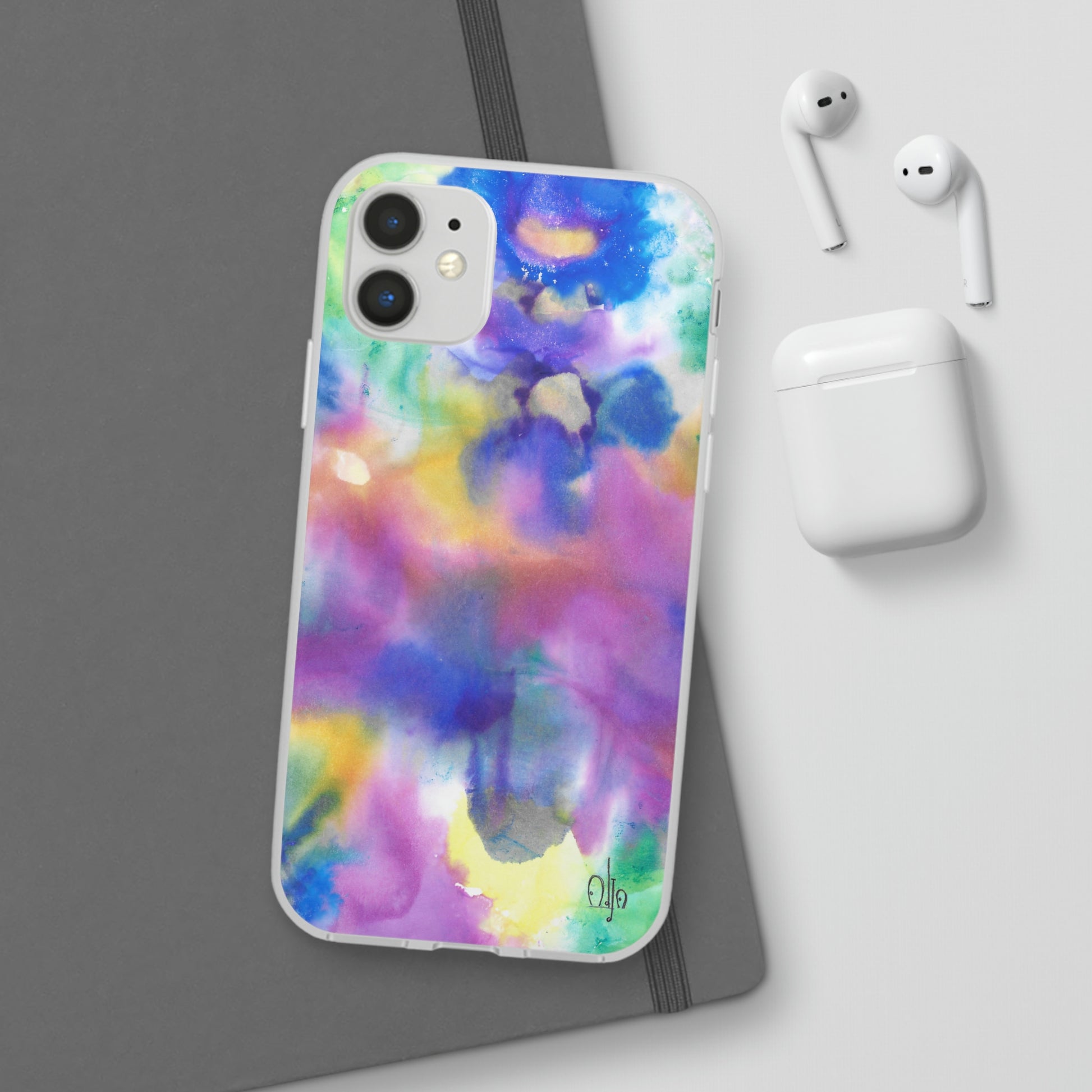 iPhone and Samsung Galaxy Flexi Phone Case Euphoric Colors - Alja Design