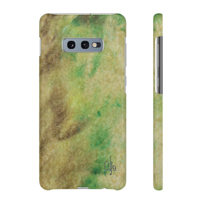 iPhone Samsung Galaxy Pixel5G Snap Case Phone Case Green Marble