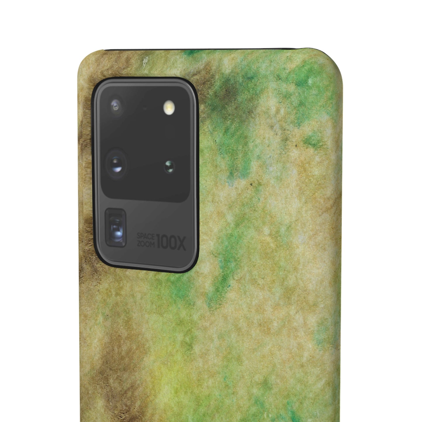 iPhone Samsung Galaxy Pixel5G Snap Case Phone Case Green Marble