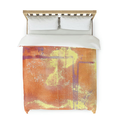 Passionate Orange Duvet Cover - Alja Design