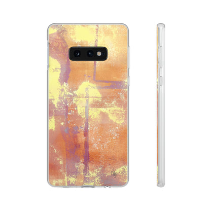 iPhone and Samsung Galaxy Flexi Phone Case Passionate Orange - Alja Design