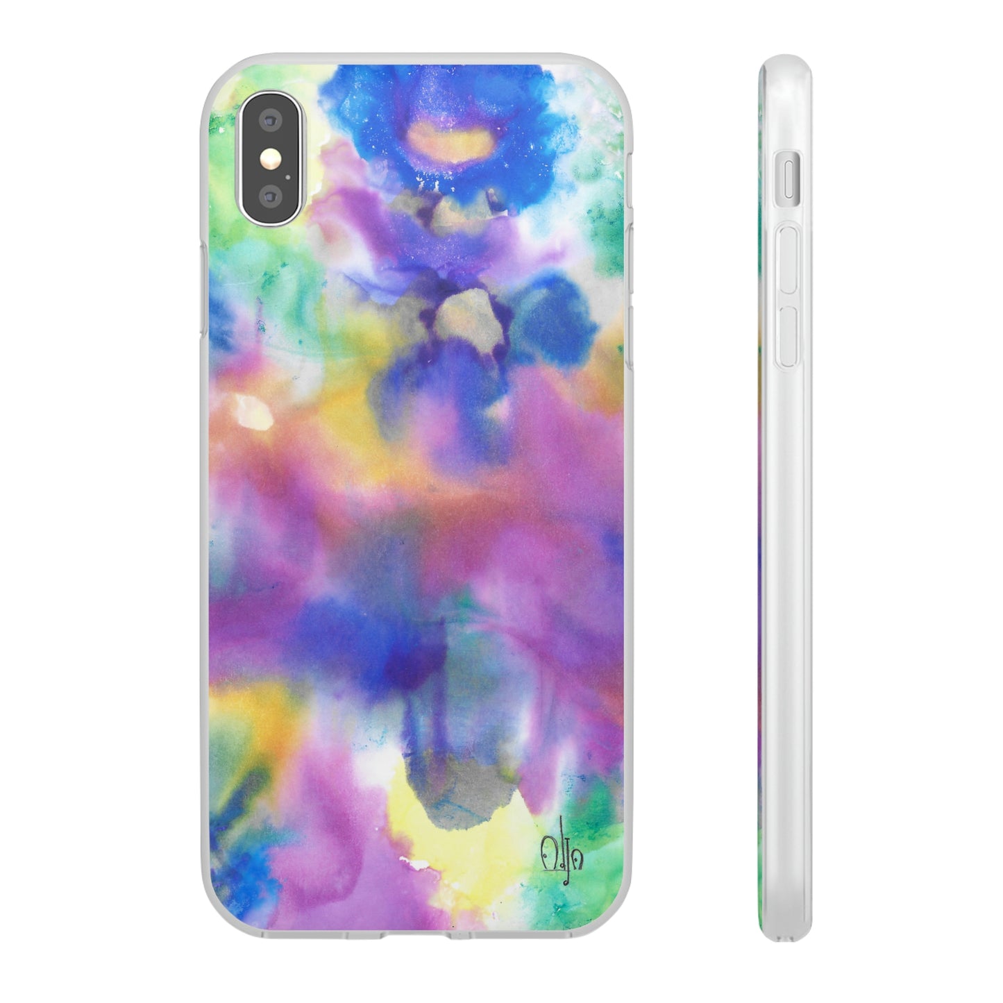 iPhone and Samsung Galaxy Flexi Phone Case Euphoric Colors - Alja Design