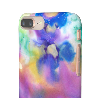 iPhone Samsung Galaxy Pixel5G Snap Case Phone Case Euphoric Colors