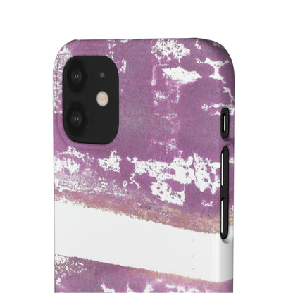 iPhone Samsung Galaxy Pixel5G Snap Case Phone Case Purple Horizon