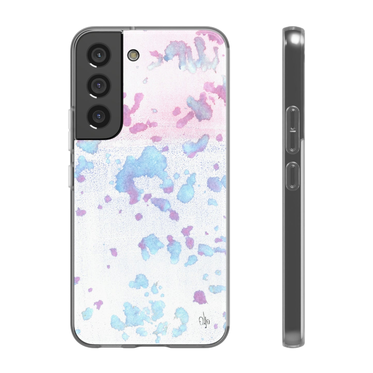 iPhone and Samsung Galaxy Flexi Phone Case Mineral Splashes - Alja Design