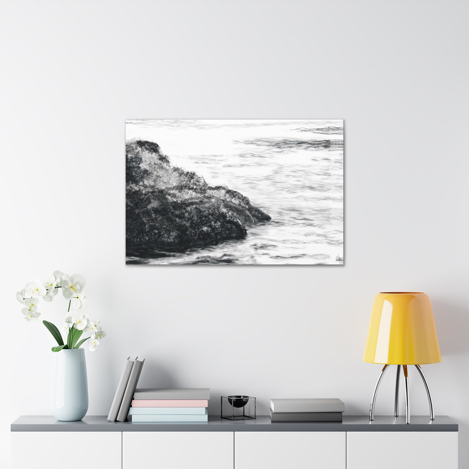 Neap Tide Canvas Print - Alja Design