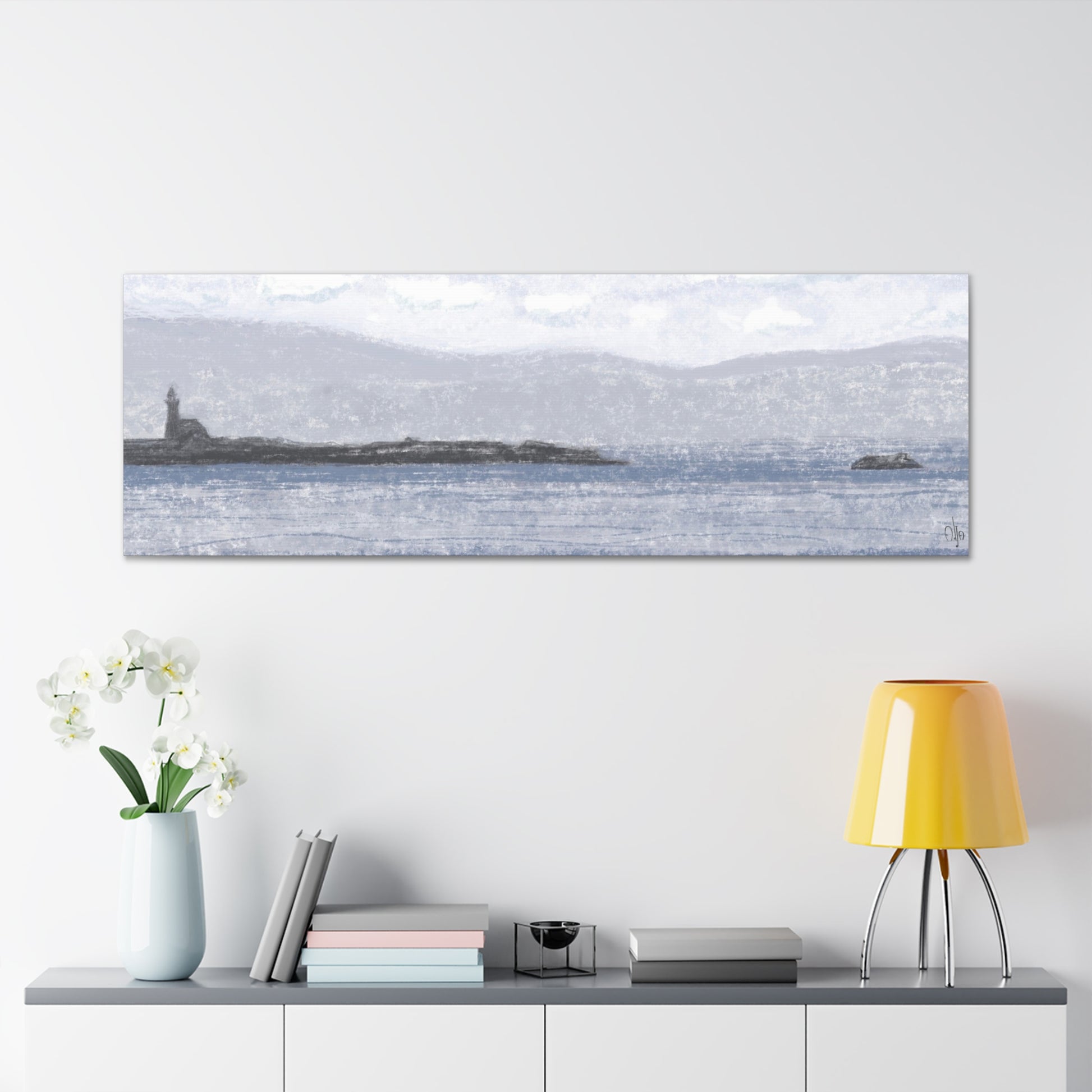 Lighthouse Point Canvas Print - Alja Design