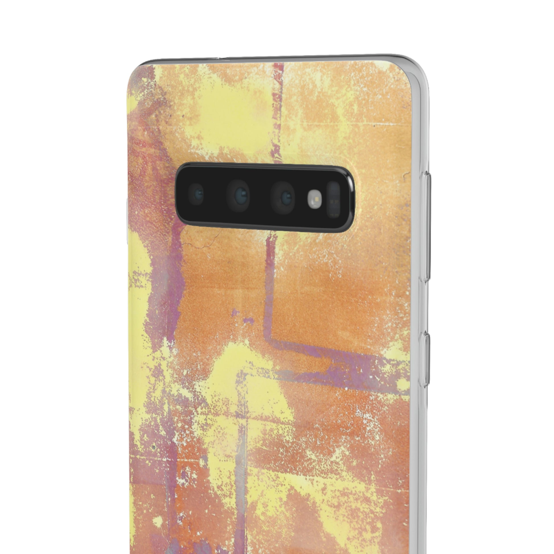 iPhone and Samsung Galaxy Flexi Phone Case Passionate Orange - Alja Design