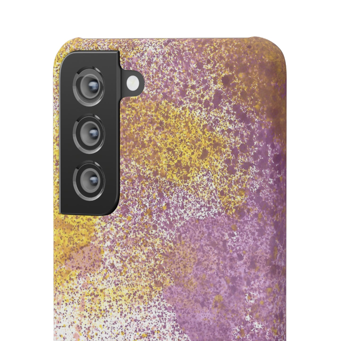 iPhone Samsung Galaxy Pixel5G Snap Case Phone Case Purple Blocks