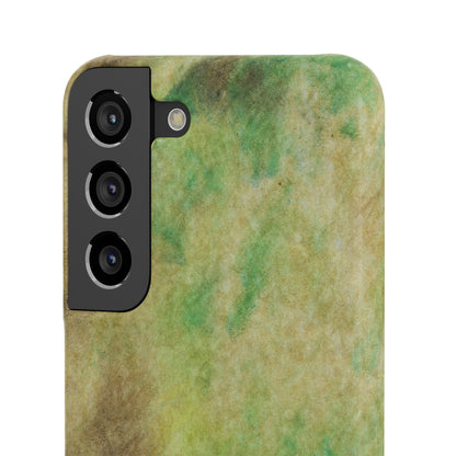 iPhone Samsung Galaxy Pixel5G Snap Case Phone Case Green Marble