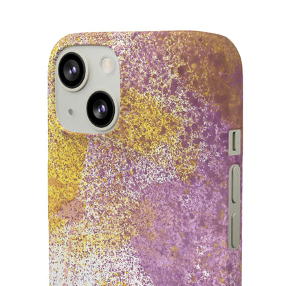 iPhone Samsung Galaxy Pixel5G Snap Case Phone Case Purple Blocks