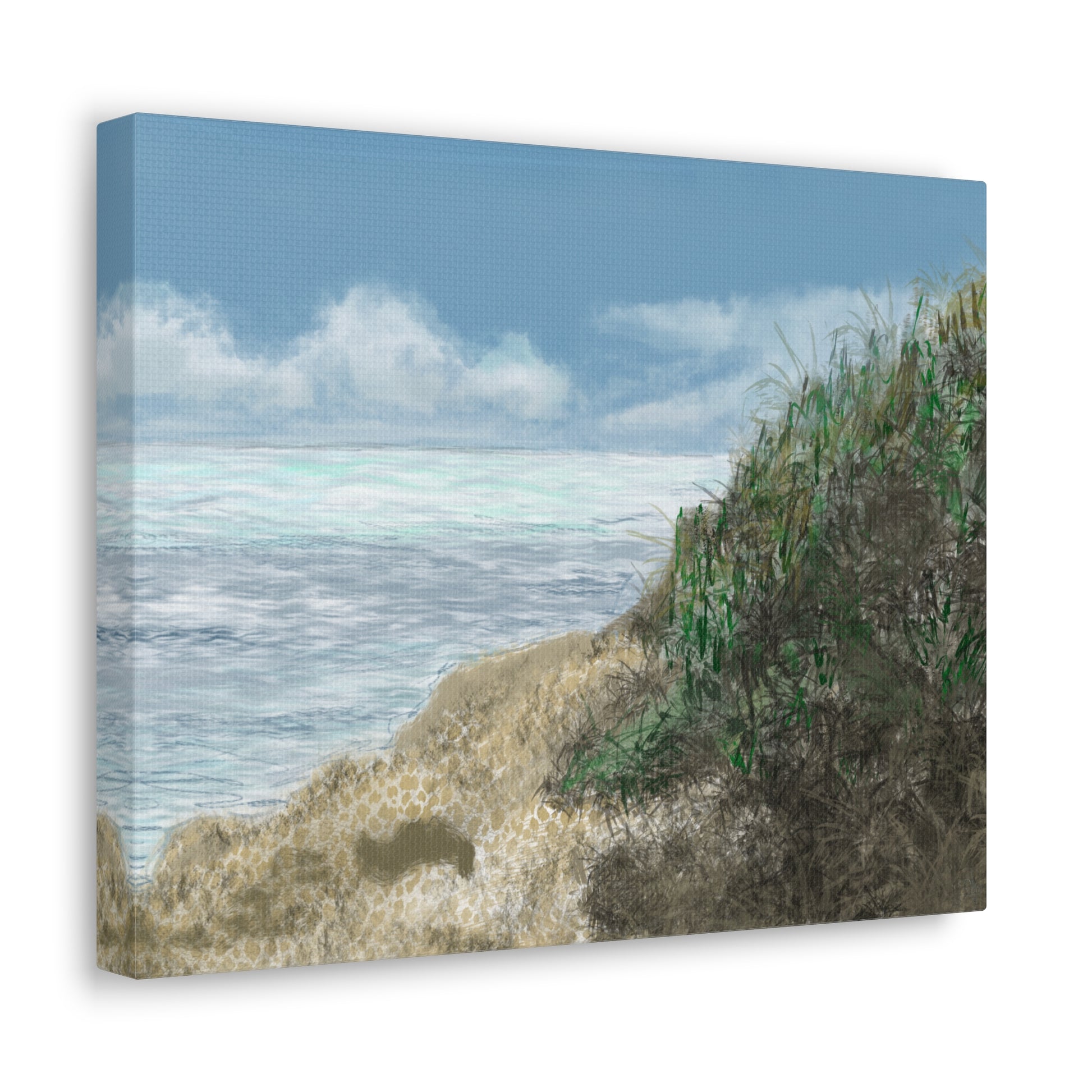 West Cliff Canvas Print - Alja Design