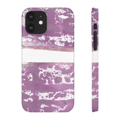 iPhone Samsung Galaxy Pixel5G Snap Case Phone Case Purple Horizon