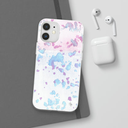 iPhone and Samsung Galaxy Flexi Phone Case Mineral Splashes - Alja Design