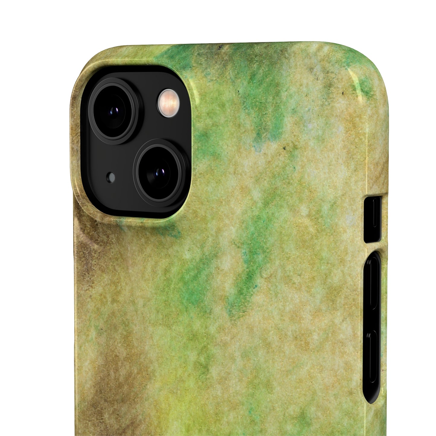 iPhone Samsung Galaxy Pixel5G Snap Case Phone Case Green Marble