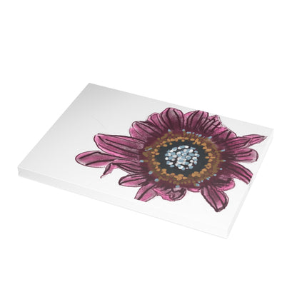 Dead Daisy Folded Greeting Card