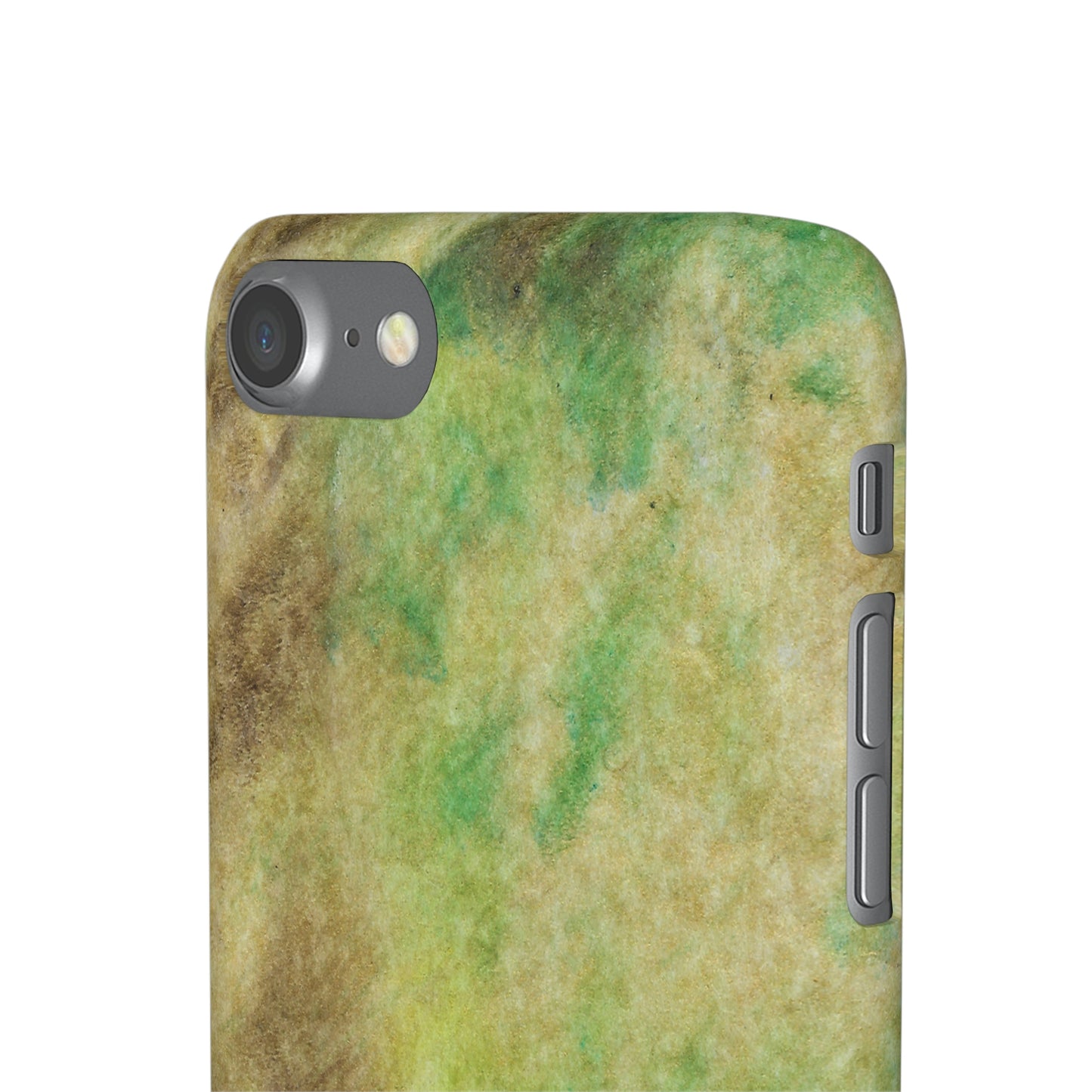 iPhone Samsung Galaxy Pixel5G Snap Case Phone Case Green Marble