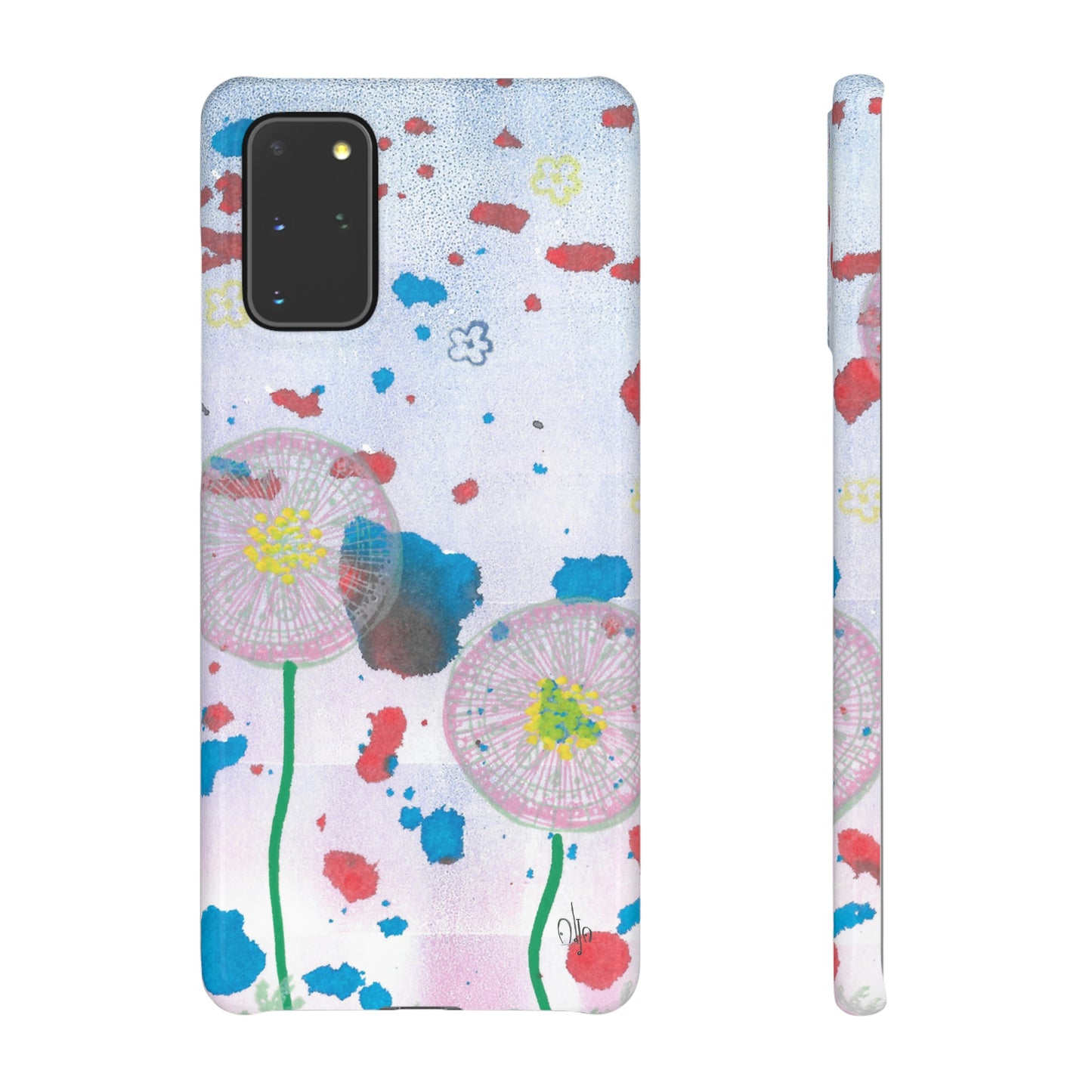 iPhone Samsung Galaxy Pixel5G Snap Case Phone Case Dandelion Party