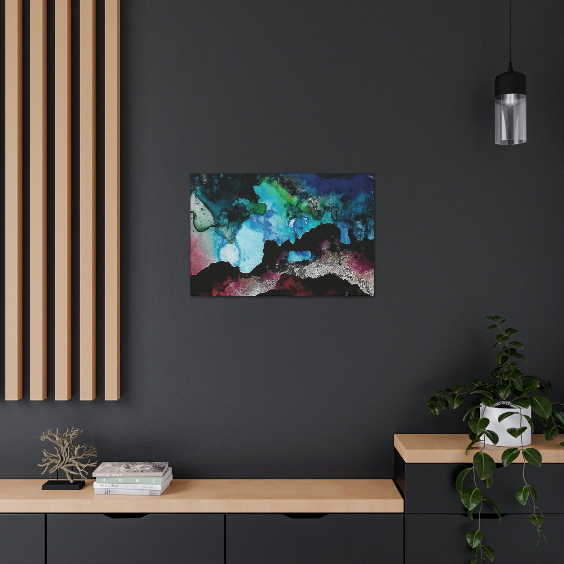 Inner Space 5 Canvas Print - Alja Design