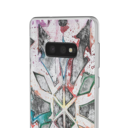 iPhone and Samsung Galaxy Flexi Phone Case Green Ice - Alja Design