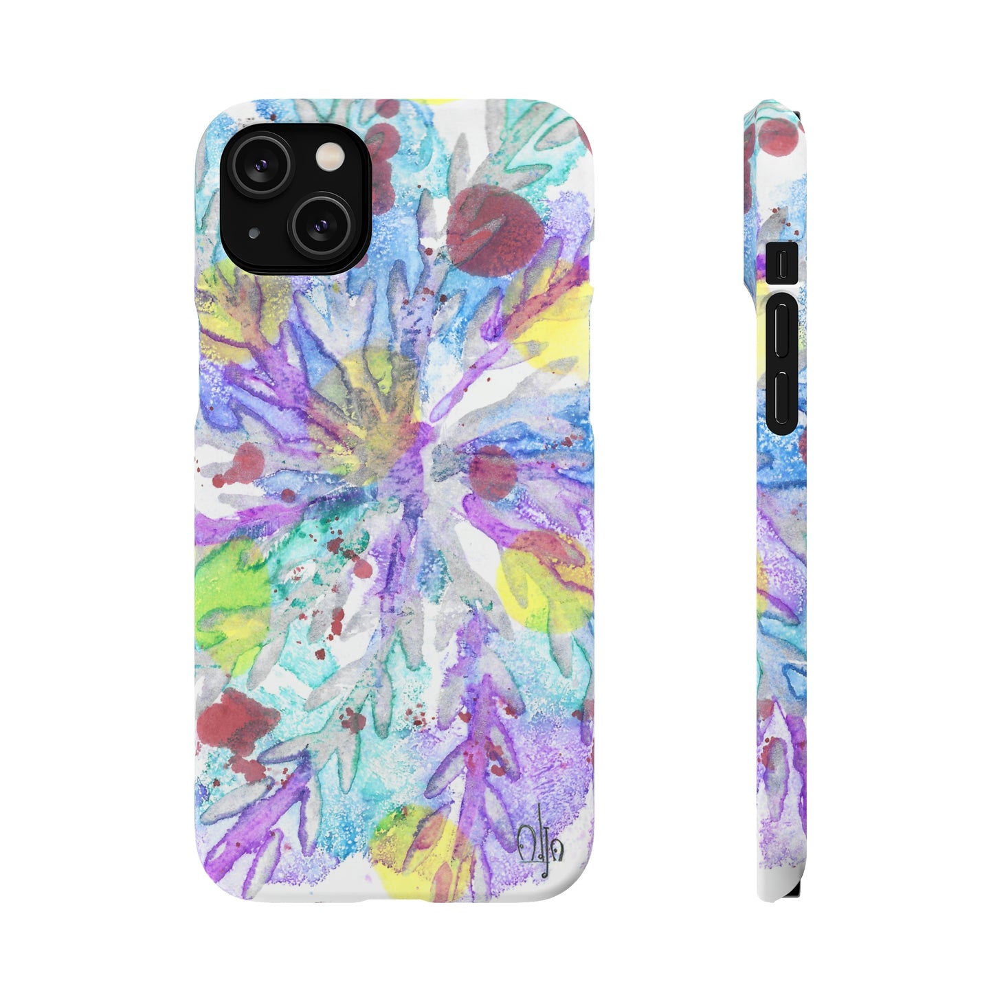 iPhone Samsung Galaxy Pixel5G Snap Case Phone Case Winter Colors